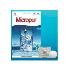 GENERICO - Pastillas purificadoras de agua - MICROPUR