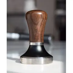 LIMA CON CAFEINA - Tamper de madera 58mm -Wooden Espresso ergonómico para compactar café