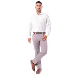 Pionier - Pantalon Clasico Drill Stretch Relaxed Confort Hombre