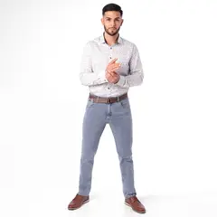 Pionier - Pantalon Clasico Denim Stretch Ronald Confort Hombre