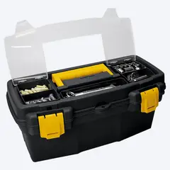 RIMAX - Caja De Herramientas 16 " Con Tapa Organizadora