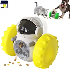 GENERICO - Dispensador interactivo para mascotas - AMARILLO