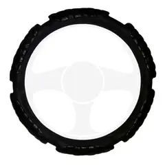 GENERICO - Funda De Timón De Auto Acolchado con diseño Cuadrados