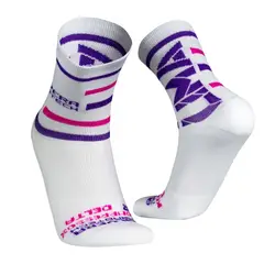 SILVERA NANOTECH - Medias Deportivas de Compresion Media Maraton Lima Hombre Mujer