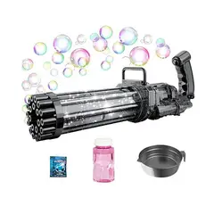 GENERICO - Lanza Burbuja 21 Agujeros con Luz Led colores al azar