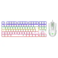 T DAGGER - Combo Gamer T-Dagger Advance Force T-TGS005W Teclado/Mouse 2 En 1