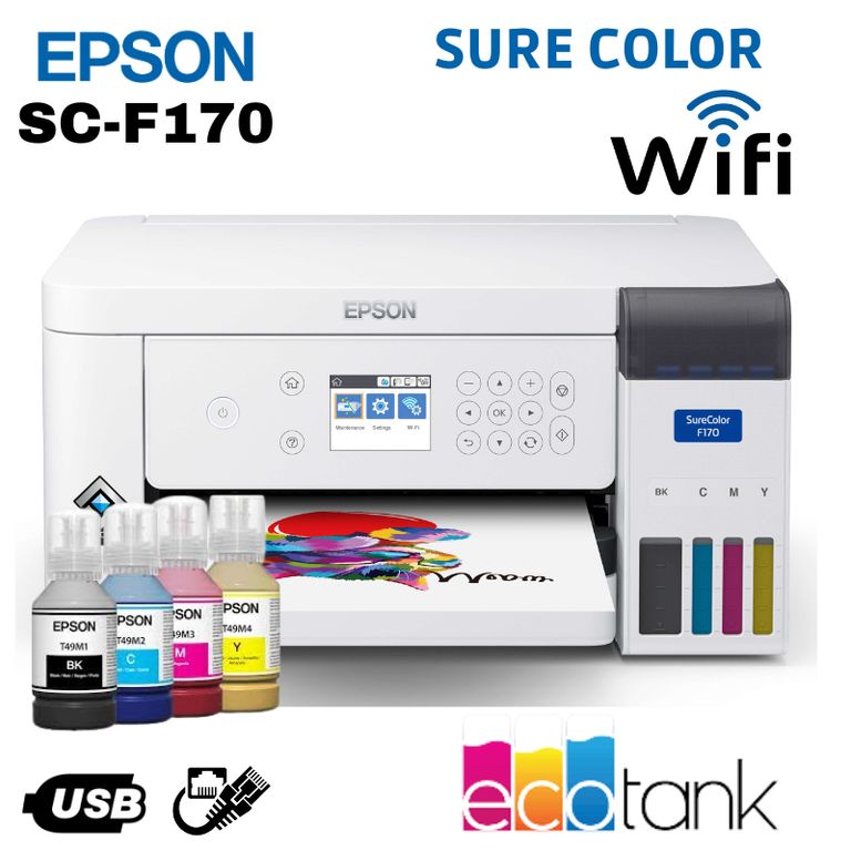 Impresora de Sublimacion F170 Wifi A4