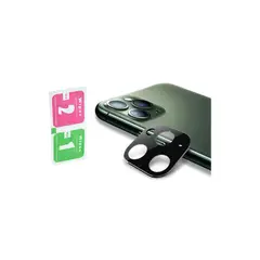 GENERICO - Vidrio Protector para Lente de Cámara iPhone 12 Pro - Negro