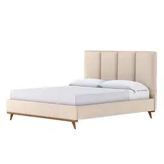 GENERICO - Juego de Dormitorio Larson Living Furniture 2 Plz Beige