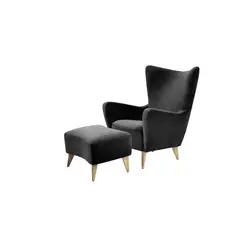 GENERICO - Sillon + Banqueta Oceano Living Furniture Negro