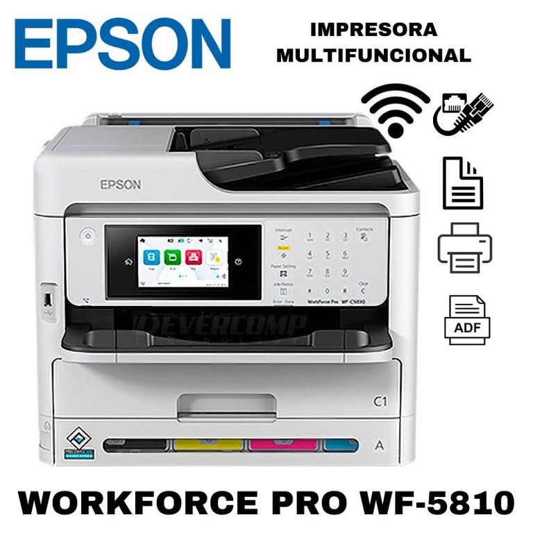 Impresora Multifuncional WorkForce Pro WF-C5810