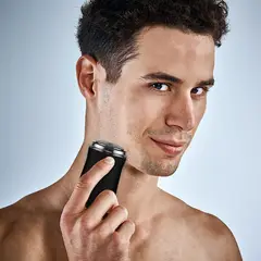 GENERICO - Máquina de Afeitar Mini Portátil Recargable