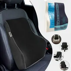 DAUER - Cojín Lumbar Ergonómico Viscogel + Bambu con Bolsillo