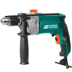 POWER ACTION - TALADRO PERCUTOR DE ALTO IMPACTO 13MM 850W INDUSTRIAL