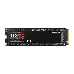 SAMSUNG - Disco SSD 990 PRO 1TB M.2 2280, PCIe Gen 4.0 x4, NVMe 2.0