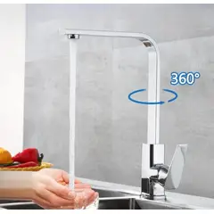 GENERICO - GRIFERIA de COCINA MEZCLADORA GIRO 360 GRADOS MONOCOMANDO