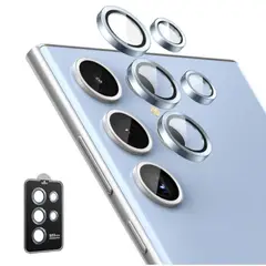 GENERICO - Protector Metálico Para Cámara Para Samsung Galaxy S23 Ultra Blue