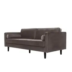 GENERICO - Sofa 3 Cuerpos Polo Living Furniture Gris Claro