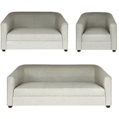 GENERICO - Juego de Sala 3 2 1 Gerona Living Furniture Gris Claro