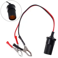 OEM - Conector Hembra Cigarrera Pinzas Cocodrilo Para Batería 12v