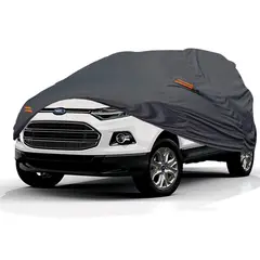 TECGO - PROTECTOR CUBIERTA FUNDA COBERTOR TIPO FORD ECO SPORT GRIS