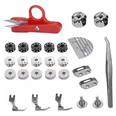 GENERICO - Accesorios Para Máquina De Coser Recta Industrial De 27 Uds.