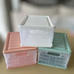 GENERICO - Caja de almacenamiento plegable Mini Verde