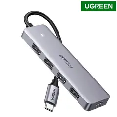 UGREEN - Adaptador Hub Tipo C 4en1 USB 3.0 Mac Ipad