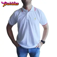 PUBLITEX - CAMISERO PIQUE PERÚ UNISEX ESCUDO NACIONAL L