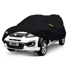 TECGO - PROTECTOR CUBIERTA FUNDA COBERTOR TIPO FIAT UNO WAY NEGRO