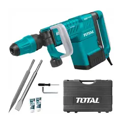 TOTAL TOOLS - MARTILLO DEMOLEDOR 1500W 25J SDS MAX CINCELES TOTAL - TH215002