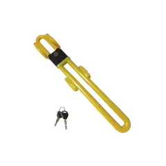 GENERICO - SEGURO DE TIMON TRABA VOLANTE ANTIRROBO PARA VEHICULOS