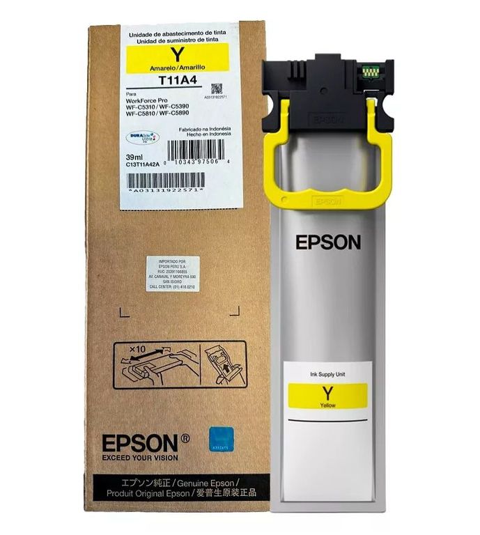 Bolsa de Tinta T11A420-AL Yellow Pro WF-C5390 C5810 C5890