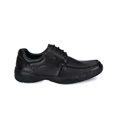 VIALE - Zapato Derby Casual MATEO-052 Negro Homme Cuero