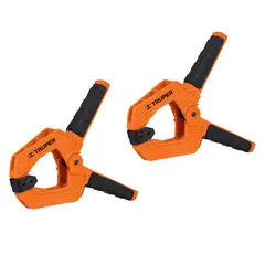TRUPER - Prensa de resorte de 4" x 2 unidades