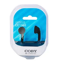 COBY - Audífonos Ear Bud CE1360BK