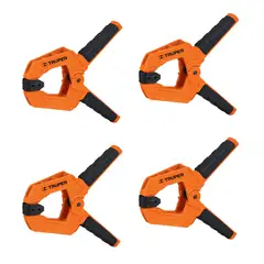 TRUPER - Combo Prensa de resorte de 8 pulgadas x 4 unidades