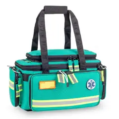 ELITE BAGS - Maletín de Emergencias Soporte Vital Básico Verde