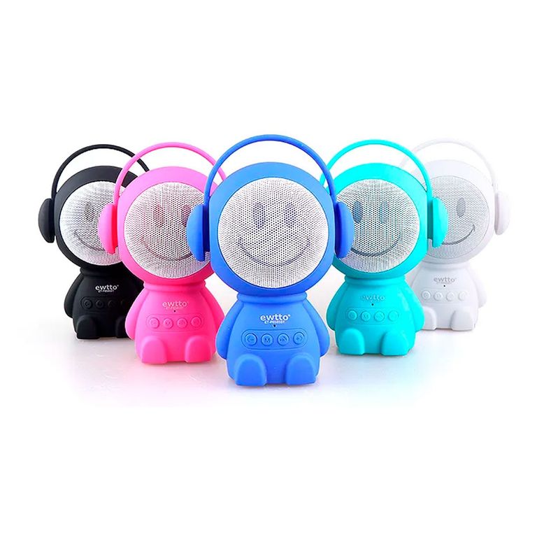 Parlante Robot Bluetooth X-Bass Recargable Radio FM
