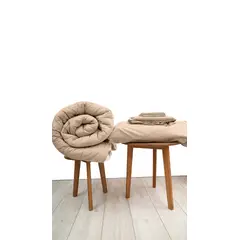 COBITEX HOME - Sábanas + Edredón con corderito King Arenita Cobitex 100 algodón