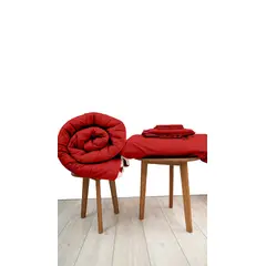 COBITEX HOME - Sábanas + Edredón con corderito 2.5 plz Rojo Cobitex 100% algodón