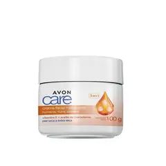 AVON - Crema Facial Con Vitamina E y Aceite De Macadamia Care 3en1 100g