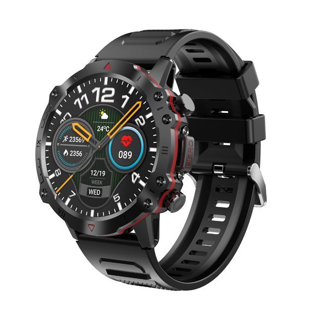 GT-D reloj inteligente militar de tres defensasIP68 1,39 pulgada