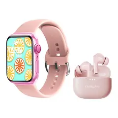 LENOVO - LP3 Pro Audífonos tws y Toumi Watch 2 Max-Rosa