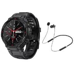 LENOVO - Audífonos HE05 Tws y Toumi Watch T-mix Reloj inteligente-Negro