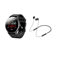 LENOVO - Audífonos HE05 Tws y Toumi Watch Fit 2 Reloj inteligente-Negro