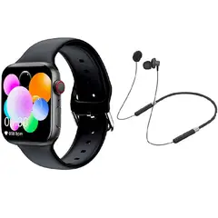 LENOVO - Audífonos HE05 Tws y Toumi Watch 2 Max Reloj inteligente-Negro