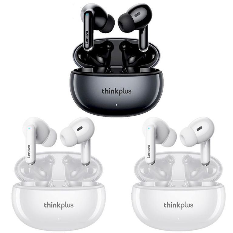Set 3 De Audífonos XT88 Tws Bluetooth 5.3-2Blanco+1Negro