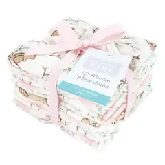 HUDSON - PAÑITOS DE MUSELINA PACK X 12UN - BOSQUE