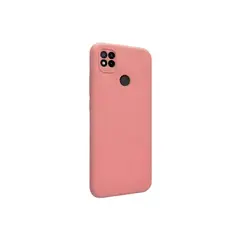 GENERICO - Case rosado para celular Redmi 9C - silicona